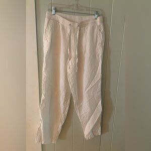 Linen White Pants - Size Medium - Amazon Essentials